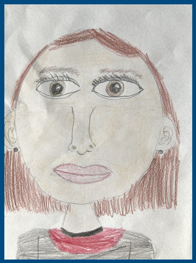 Von Kindern gezeichnetes Bild von Annika Bayha